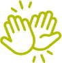 hands clapping icon