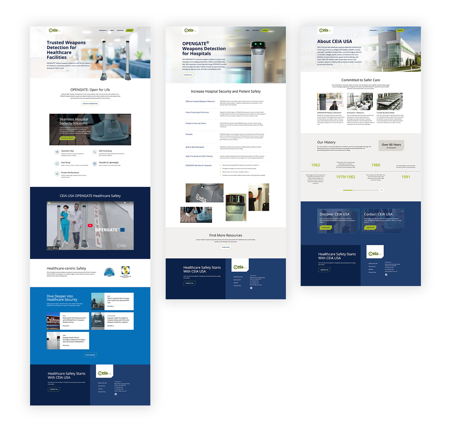 CEIA Portfolio subpages