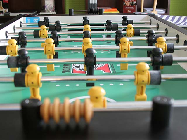 foosball table