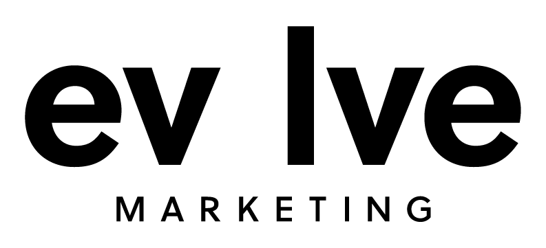 evolve marketing logo black