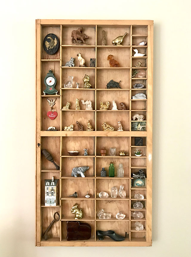 Shadowbox with miniatures