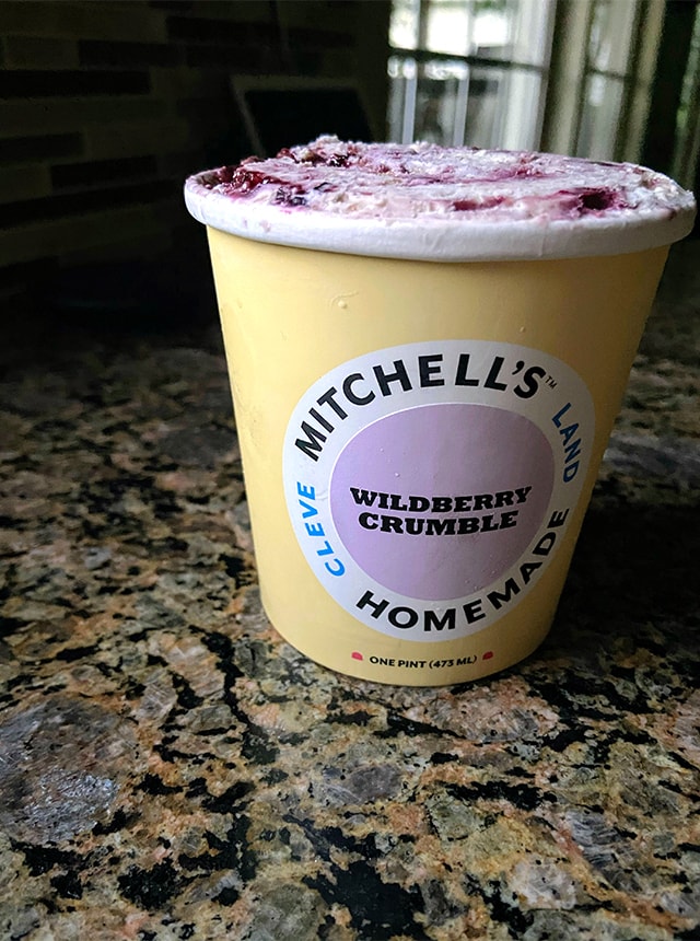 Mitchell's Homemade ice cream.