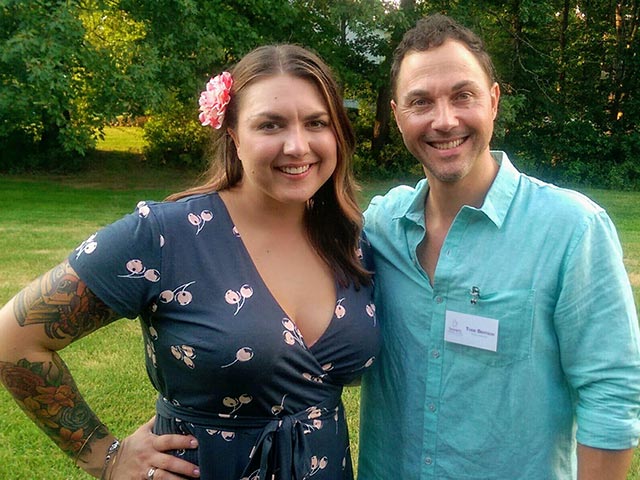 Sierra and Todd at Stewart's Butterfly Gala