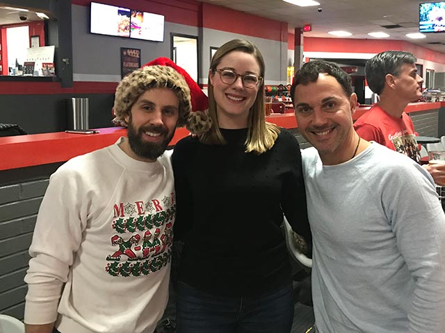 Donny, Kiersten and Todd pose together