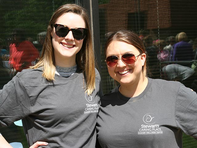 Kiersten and Sierra at Stewart's Caring Place