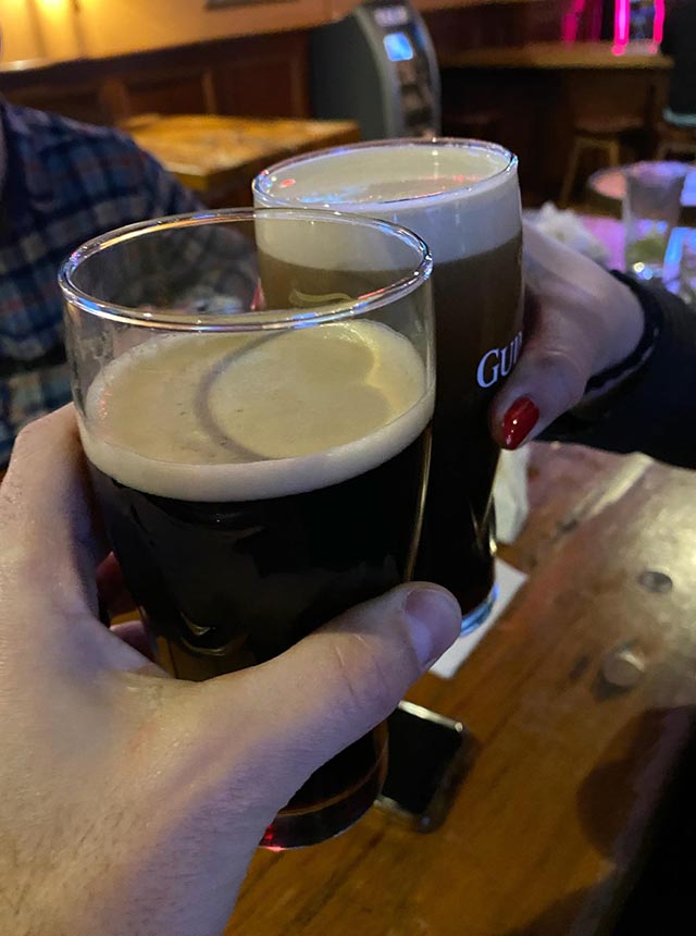 Raise a pint of Guinness