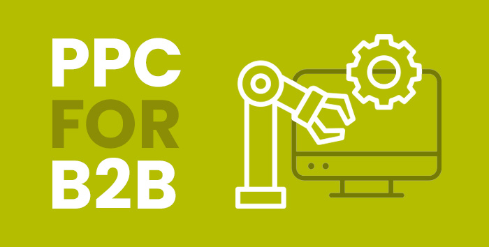Evolve branded graphic for PPC for B2B.