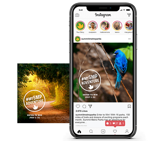 Summit Metro Parks Instagram campaign