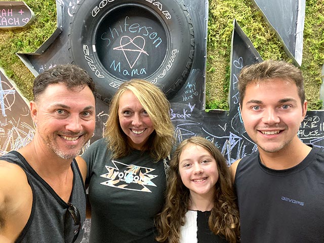 Bertsch family photo at Northside Market Place